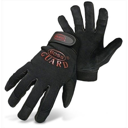 BOSS Boss 4040M Medium Grain Goatskin Palm gloves in Black  Pack Of 12 4040M